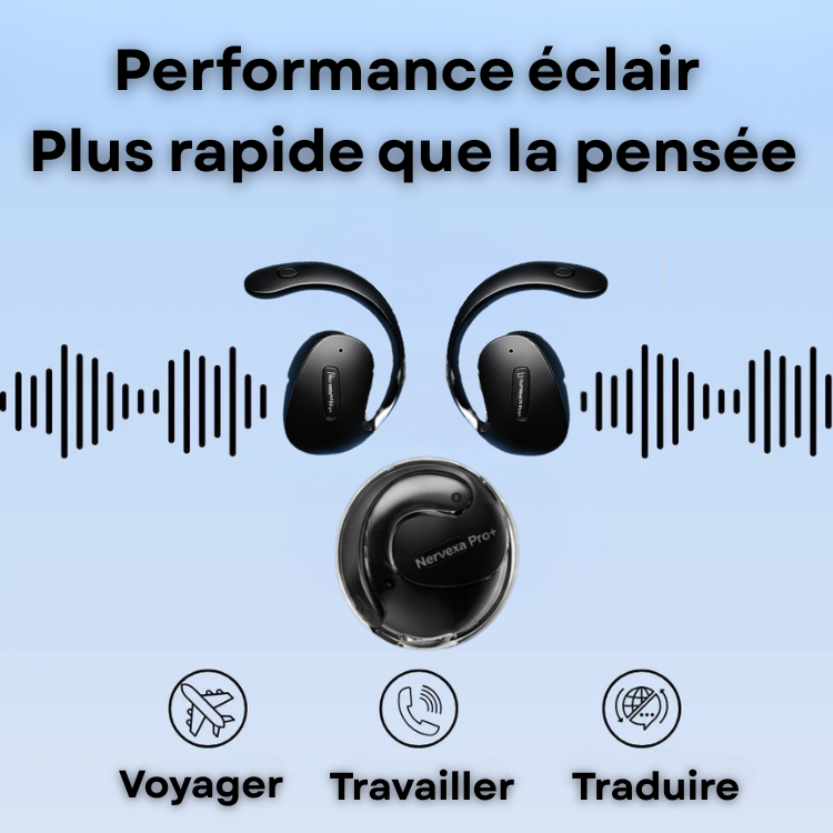 Nervexa Pro+ | Ecouteurs traducteurs